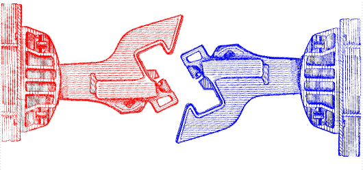 Decorative animated illustration for the 'Decoupling the Iceberg' section.
